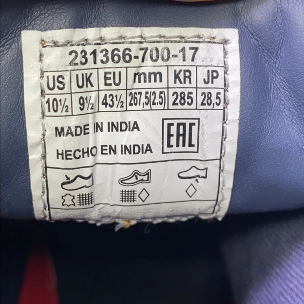 LEVI’S Sheffield Suede Navy Leather Work Boots - Picture 9 of 10